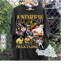 Vintage 90s Graphic Style Andrew McCutchen T-Shirt - Andrew McCutchen Shirt - Retro American Baseball Oversized TShirt B