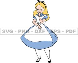 Alice in Wonderland Svg, Alice Svg, Cartoon Customs Svg, Incledes Png DSD & AI Files Great For DTF, DTG 32