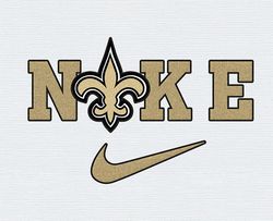 Nike New Orleans Saints Embroidery Effect, Nike Svg, Football Team Svg, Nfl Logo, NfL,Nfl Design 35