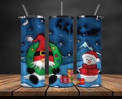 Grinchmas Christmas 3D Inflated Puffy Tumbler Wrap Png, Christmas 3D Tumbler Wrap, Grinchmas Tumbler PNG 21