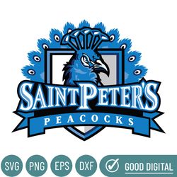 Saint Peter's Peacocks Svg, Football Team Svg, Basketball, Collage, Game Day, Football, Instant Download