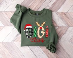 Gigi Claus Sweatshirt,Gigi Claus crewneck,Gigi Claus Hoodie,Grandma Sweater,Funny Christmas Sweatshirts,Christmas gigi g