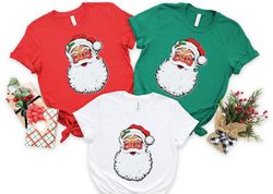 Santa Claus Christmas Retro Shirt, Colorful Christmas Shirt, Gift For Christmas, Santa Short Sleeve Shirt, Most Wonderfu