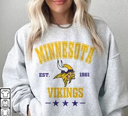 Minnesota Vikings Football Sweatshirt png ,NFL Logo Sport Sweatshirt png, NFL Unisex Football tshirt png, Hoodies