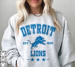 Detroit Lions Football Sweatshirt png ,NFL Logo Sport Sweatshirt png, NFL Unisex Football tshirt png, Hoodies