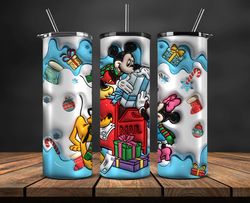 Grinchmas Christmas 3D Inflated Puffy Tumbler Wrap Png, Christmas 3D Tumbler Wrap, Grinchmas Tumbler PNG 141