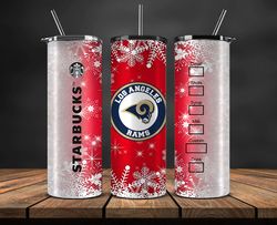 Los Angeles Rams Christmas Tumbler Png, NFL Merry Christmas Png, NFL, NFL Football Png 51