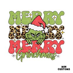 Funny Merry Grinchmas SVG