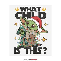 What Child Is This Yoda Santa PNG