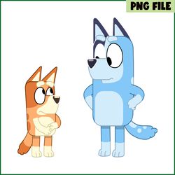 Bluey And Bingo SVG PNG DXF EPS Bluey Siblings SVG Blue Character SVG