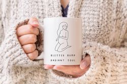 Blessed Bump Radiant Soul, Pregnancy Gift For Her, Aesthetic Spiritual Gift, Support Gift, Mom To Be, Baby Shower Gift,