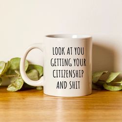 Citizenship Gifts, Dual Citizenship, American Citizenship Gift, Funny New Citizen Gifts, Coffee Mug For Immigrant, Citiz