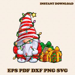 Seven Dwarfs Christmas Lights PNG Sublimation Design