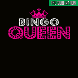 Bingo Queen Pink Crown PNG, Bingo Balls PNG, Crown Queen PNG
