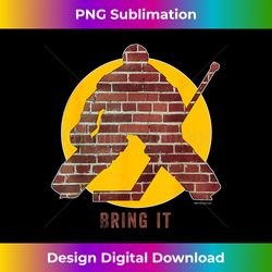Brick Wall Hockey Goalie - Edgy Sublimation Digital File - Craft with Boldness and Assurance