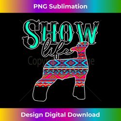 Show Life Livestock Lamb Show Market Sheep Aztec Serape - Artisanal Sublimation PNG File - Enhance Your Art with a Dash of Spice