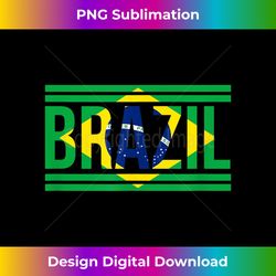 Brazil - Brazilian Flag  Sports Soccer Football Gift - Sublimation-Optimized PNG File - Enhance Your Art with a Dash of Spice