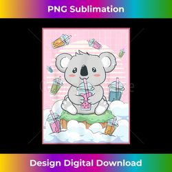 Kawaii Koala Bear Bubble Boba Milk Tea - Bespoke Sublimation Digital File - Access the Spectrum of Sublimation Artistry