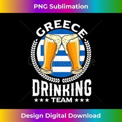 Greece Drinking Team - Sleek Sublimation PNG Download - Lively and Captivating Visuals