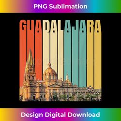 Guadalajara Jalisco Mexico Retro Mexican Vacation 2023 - Futuristic PNG Sublimation File - Enhance Your Art with a Dash of Spice