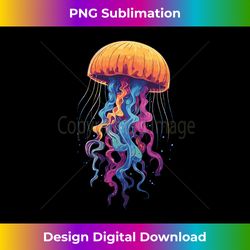 Jellyfish Colorful Diver Aesthetic Scuba Diving Long Sleeve - Minimalist Sublimation Digital File - Infuse Everyday with a Celebratory Spirit