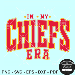 In my Chiefs Era SVG, Retro Chiefs SVG, KC chiefs SVG