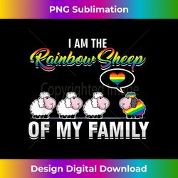 LGBT Pride I Am The Rainbow Sheep of My Family LGBTQ - Crafted Sublimation Digital Download - Spark Your Artistic Genius