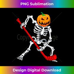 Hockey Player Skeleton Halloween Pumkin Costume For Boys Long Sleeve - Bespoke Sublimation Digital File - Infuse Everyday with a Celebratory Spirit