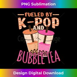 Fueled by K-Pop and Bubble Tea Japan Manga - Bespoke Sublimation Digital File - Animate Your Creative Concepts