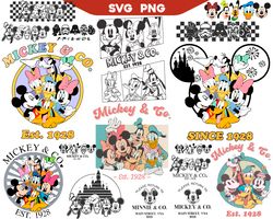 Disney Mega Mickey & Friends SVG Bundle, Disney Family Vacation png, Disney Family Trip SVG, Magic Kingdom SVG