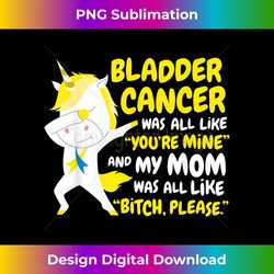My Mom Bladder Cancer Survivor Support Quote Unicorn - Eco-Friendly Sublimation PNG Download - Challenge Creative Boundaries