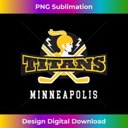 Minneapolis Titans Hockey Classic Logo - Urban Sublimation PNG Design - Access the Spectrum of Sublimation Artistry
