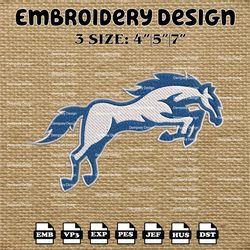 Indianapolis Colts Embroidery Pattern, NFL Colts Embroidery Designs, NFL Logo Embroidery Files