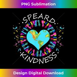 Spread Kindness Handprint Positive Inspirational Teachers - Deluxe PNG Sublimation Download - Channel Your Creative Rebel