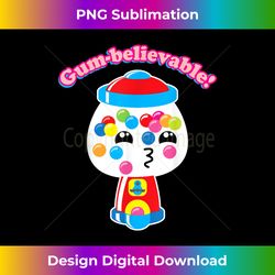 funny chewing bubble gums t-, gumball machine tee - luxe sublimation png download - access the spectrum of sublimation artistry
