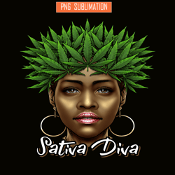 Sativa Diva PNG, Diva Portrait PNG, Birthday Queen PNG