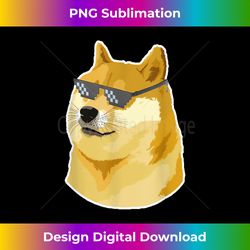 Shiba Doge With IT  Deal with it Sunglasses Meme - Futuristic PNG Sublimation File - Immerse in Creativity with Every Design