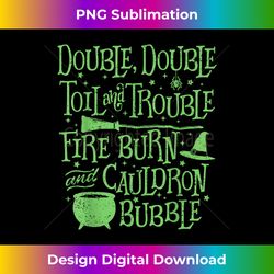 Double Double Toil and trouble, Shakespeare Quote Halloween - Edgy Sublimation Digital File - Pioneer New Aesthetic Frontiers