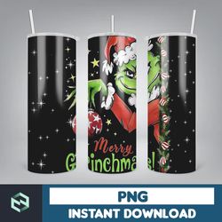 3D Inflated Christmas Tumbler Wrap Design Download PNG, 20 Oz Digital Tumbler Wrap PNG Digital Download (19)