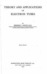 THEORY AND APPLICATIONS OF ELECTRON TUBES
