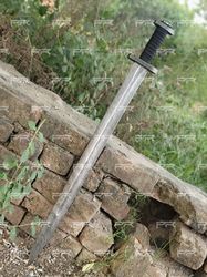 Viking Sword, Hand Forged Sword, Damascus Sword,Gift For Him, Viking Gifts,Birthday Gift