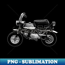 1969 honda z50a monkey bike motorcycle graphic - premium png sublimation file - defying the norms