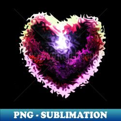 Dented Heart - Artistic Sublimation Digital File - Spice Up Your Sublimation Projects