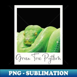 Green Tree Python Instant Photo Snake Gift Idea - Exclusive Sublimation Digital File - Spice Up Your Sublimation Projects