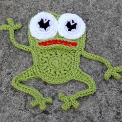 Frog From The Mystery Crochet pattern, digital file PDF, digital pattern PDF
