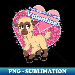 Sweet Sheep - Valentines Day Original - Decorative Sublimation PNG File - Perfect for Sublimation Mastery