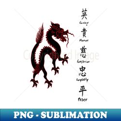Chinese Dragon - Exclusive PNG Sublimation Download - Unlock Vibrant Sublimation Designs