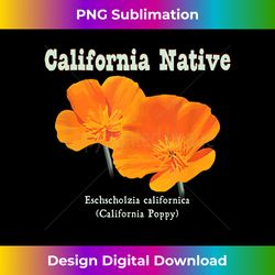California Native vintage retro California Poppy - Urban Sublimation PNG Design - Tailor-Made for Sublimation Craftsmanship