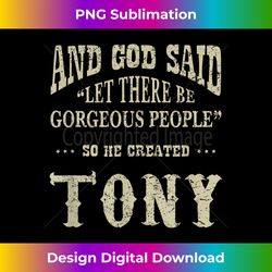 Personalized Birthday Wear Idea For Person Named Tony - Chic Sublimation Digital Download - Reimagine Your Sublimation Pieces