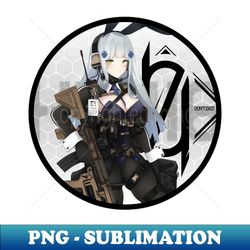 Girls Frontline HK416 - High-Resolution PNG Sublimation File - Stunning Sublimation Graphics